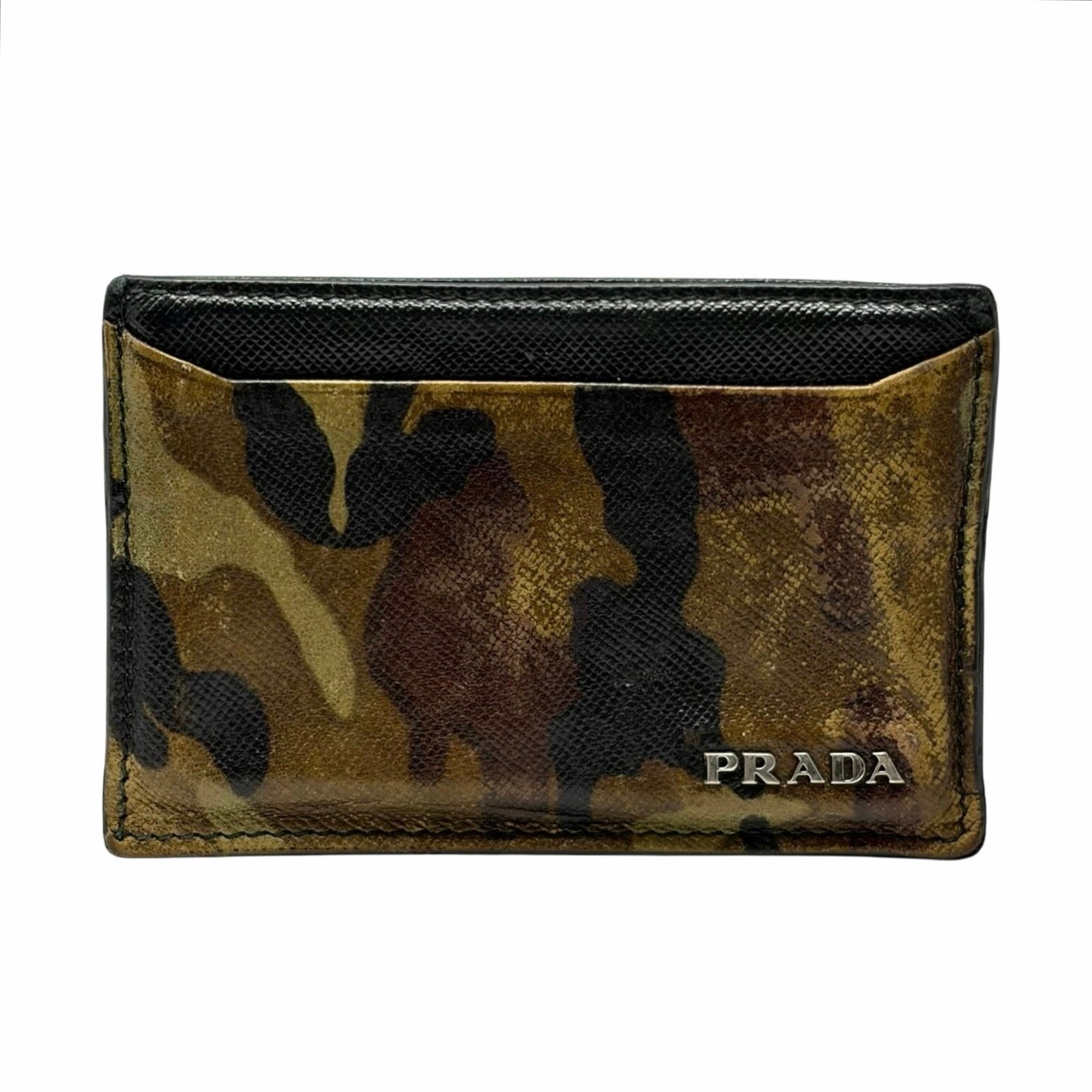 Prada Camo Cardholder Wallet